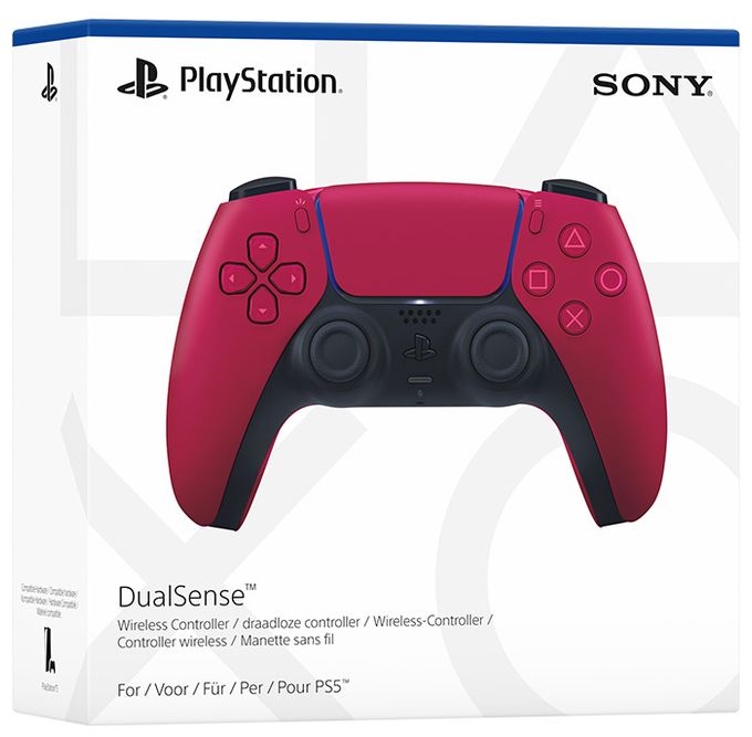 Analog / Digital Gamepad für PlayStation PS5  DualSense Wireless Controller (Rot) 
