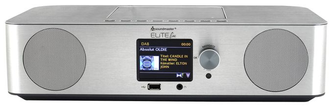Bluetooth DAB+, FM, UKW Radio Internet  ICD2060SI (Schwarz, Metallisch) 