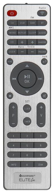Bluetooth DAB+, FM, UKW Radio Tragbar  ICD2080WE (Weiß) 