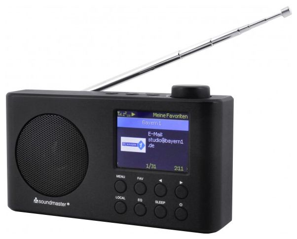 Bluetooth DAB, FM Radio Tragbar  IR6500SW (Schwarz) 
