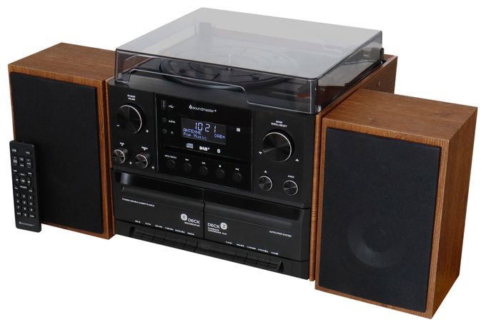 DAB+, FM, PLL, UKW 10 W Bluetooth  MCD5600BR (Schwarz, Holz) 