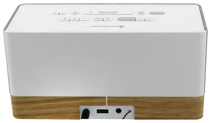 Bluetooth FM, PLL, UKW Radio Uhr  UR630WE (Grau, Weiß) 