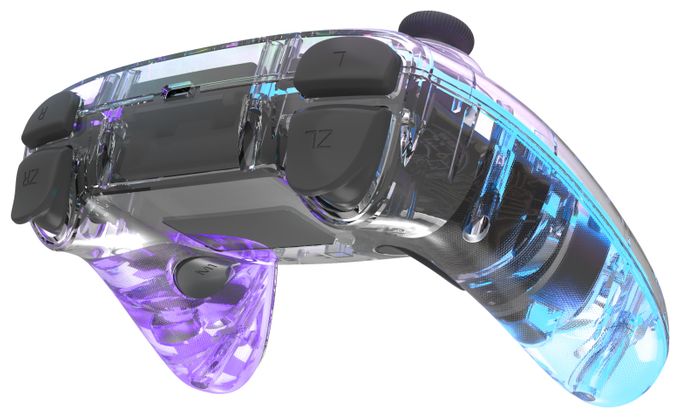 Analog / Digital Gamepad für PC, Android, Nintendo Switch Lite, Nintendo Switch OLED, Playstation 3  SL-650115-CR Rait NX (Transparent) 