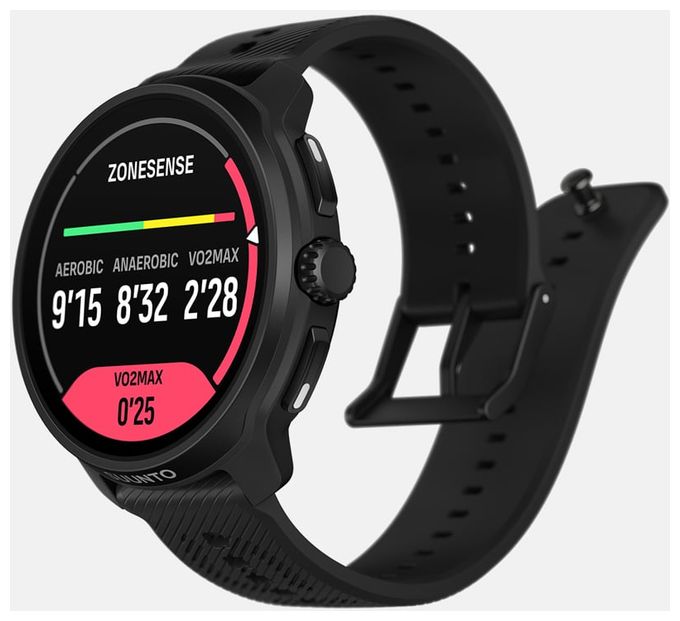 Digital 49 mm Smartwatch Rund 65 h  Race 2 (Schwarz) 