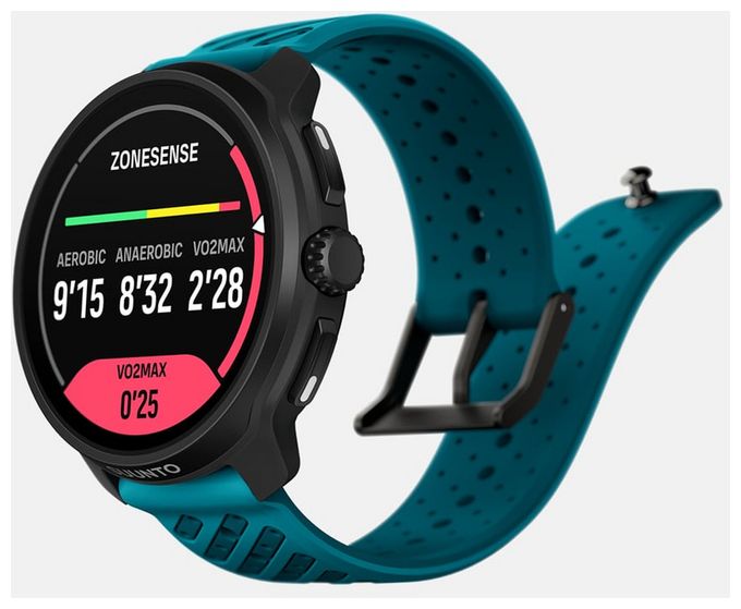 Digital 49 mm Smartwatch Rund 65 h  Race 2 (Schwarz) 