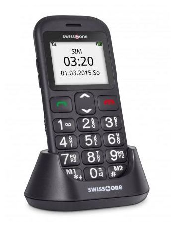 BBM 320C Smartphone 4,5 cm (1.77 Zoll) Single SIM (Schwarz) 
