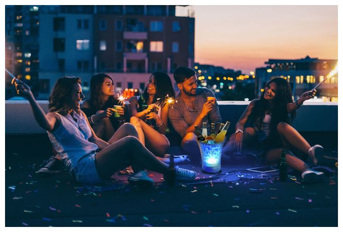 Bluetooth Lautsprecher  Ice Music Bucket Eiskübel (Weiß) 