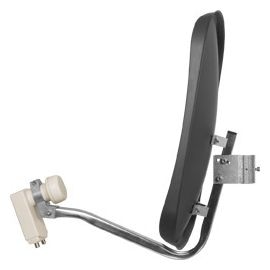 45 cm Aluminium Sat-Spiegel  DigiDish 45 Twin LNB (Grau) 
