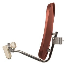 45 cm Aluminium Sat-Spiegel  DigiDish 45 Twin (Rot) 