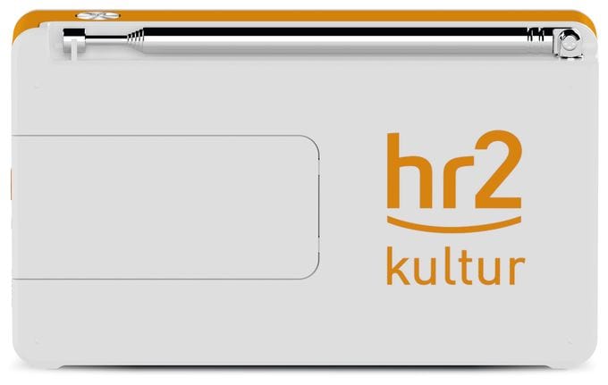 DAB, DAB+, UKW Radio Tragbar  Digitradio 1 hr2 Edition (Orange, Weiß) 