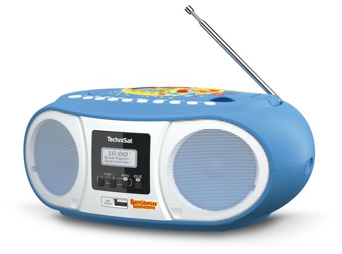 CD Payer DAB+, FM Radio  DigitRadio 1990 Benjamin Blümchen Edition (Blau) 