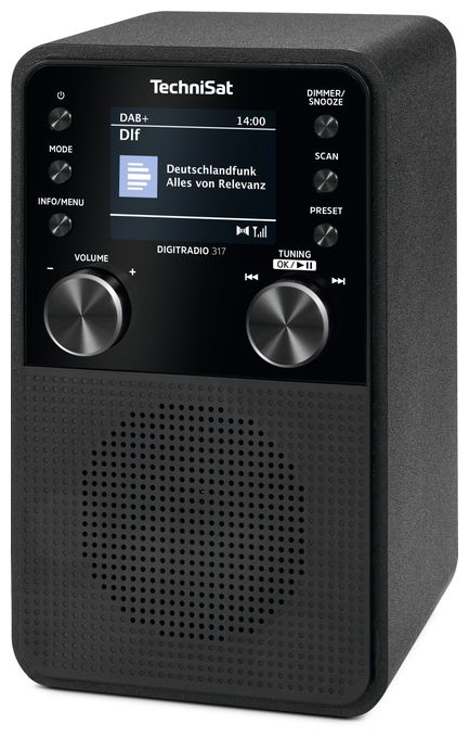 Bluetooth DAB+, FM Radio Tragbar  DigitRadio 317 (Schwarz) 