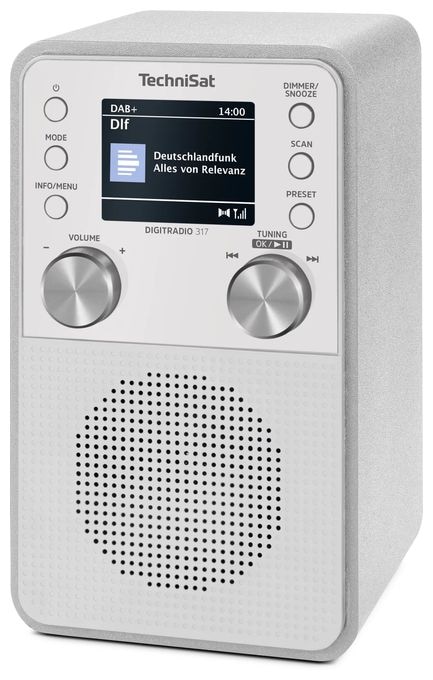 Bluetooth DAB+, FM Radio Tragbar  DigitRadio 317 (Weiß) 