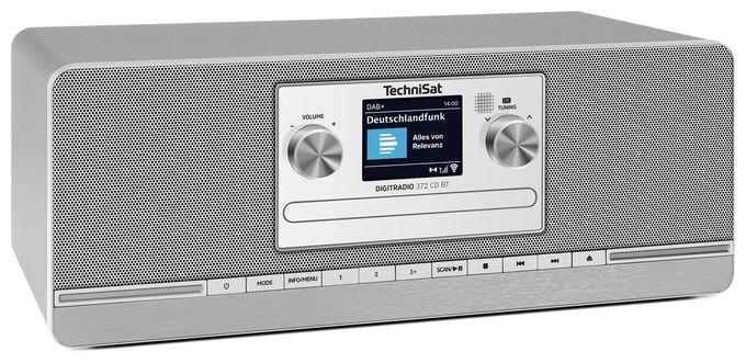 Bluetooth DAB, DAB+, FM Radio Küche  DigitRadio 372CD BT (Anthrazit, Silber) 