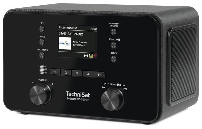 Bluetooth DAB+, FM Radio Persönlich  DigitRadio 550IR (Schwarz) 