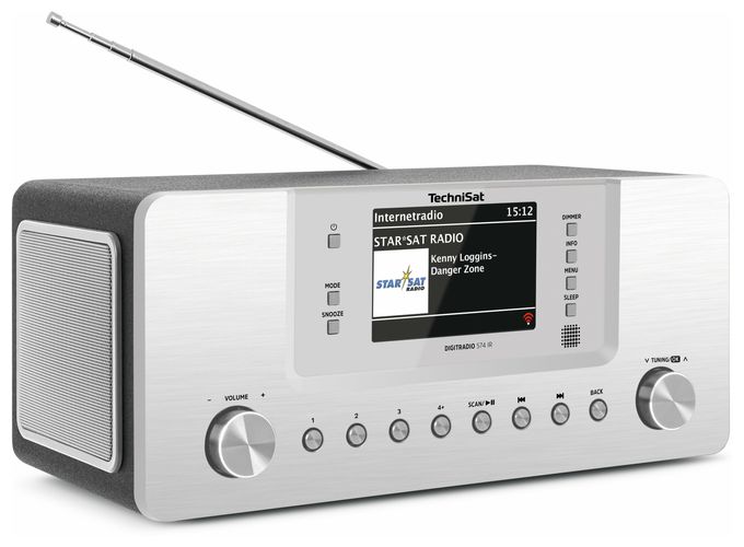 Bluetooth DAB+, FM Radio Persönlich  Digitradio 574IR (Silber) 
