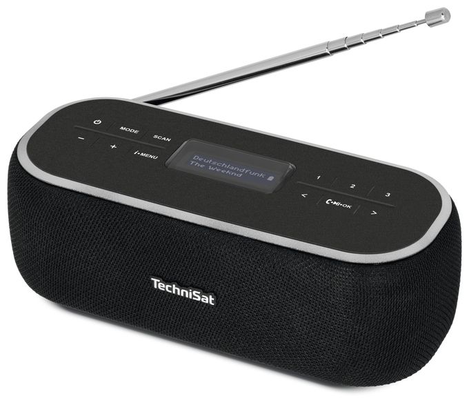 Bluetooth DAB+, UKW Radio Tragbar  DigitRadio BT1 (Schwarz) 