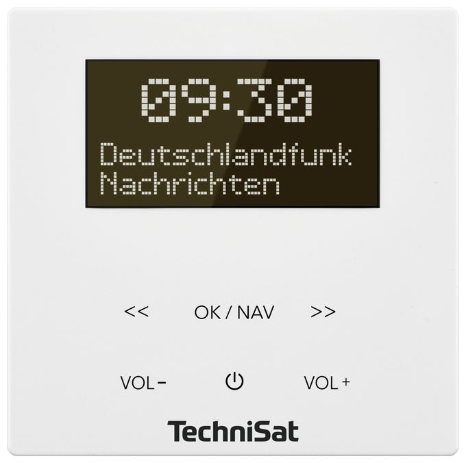 Bluetooth DAB+, FM Radio Wandverteiler IP20  DigitRadio UP 55 (Weiß) 