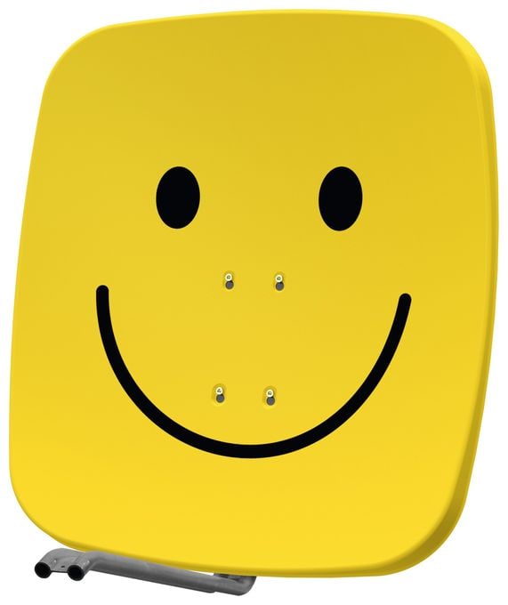 Aluminium Sat-Spiegel  SatMan 65 Plus (Gelb) 