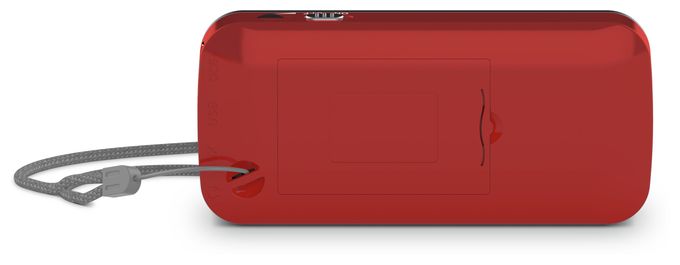 DAB+, FM Radio Tragbar  TechniRadio RDR (Schwarz, Rot) 