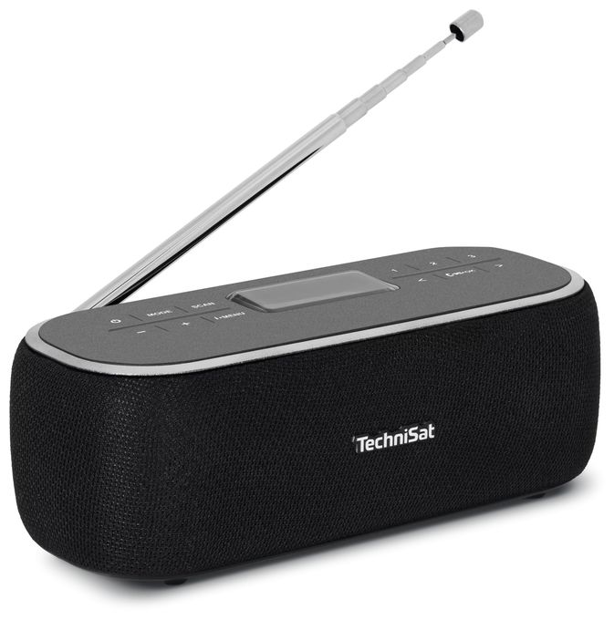Bluetooth DAB+, FM Radio Tragbar  Viola BT1 (Schwarz, Grau) 