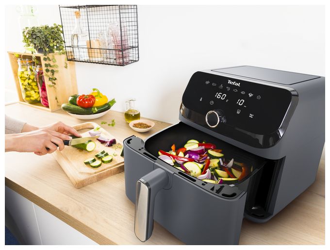Heißluftfritteuse 7,5 l 2020 W  EY855BE0 Easy Fry Mega (Grau) 
