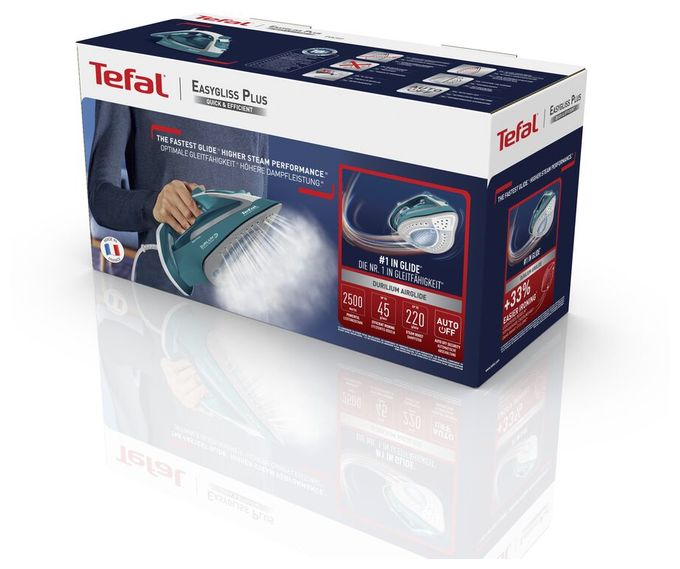 45 g/min Trocken- & Dampfbügeleisen FV5737 EasyGliss Plus 