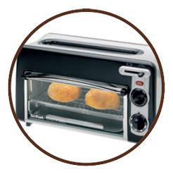Toaster 1300 W 2 Scheibe(n)  TL6008 Toast n' Grill A12 (Aluminium, Schwarz) 