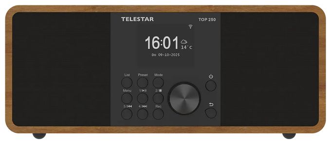 Bluetooth DAB+, FM Radio Internet  Top 250 (Holz) 