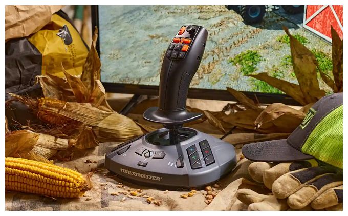 Joystick für PC, Xbox Series S, Xbox Series X  SimTask FarmStick X (Schwarz, Grau) 