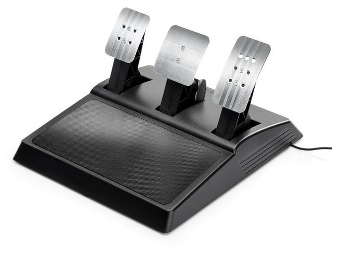 Analog / Digital Lenkrad + Pedale für PC, PlayStation 4, PlayStation 5, Playstation 3  T300 RS GT Edition (Schwarz) 
