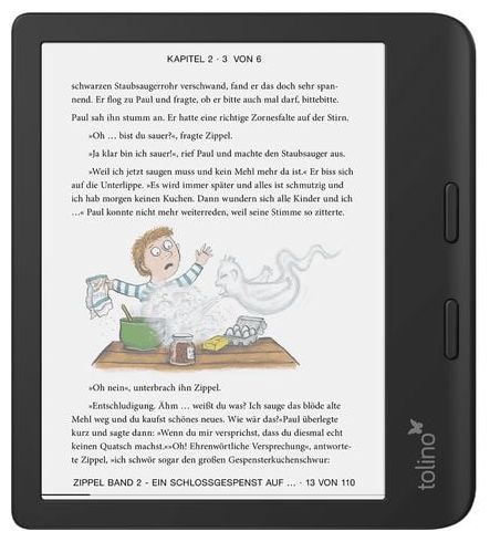 E-Reader 17,8 cm (7 Zoll)  Vision Color (Schwarz) 