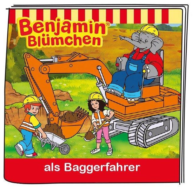 41 min (Blau, Grau, Rot, Gelb) 01-0014 Benjamin Blümchen - Benjamin als Baggerfahrer 