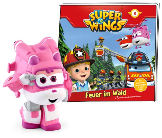  10001398 Super Wings - Feuer im Wald Spielfigur (Mehrfarbig) 