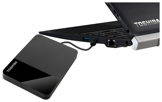 2 TB externe Festplatte 2.5" Micro-USB B  Canvio Ready (Schwarz) 