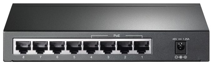8-Port Gigabit Desktop Switch mit 4-Port PoE+ 