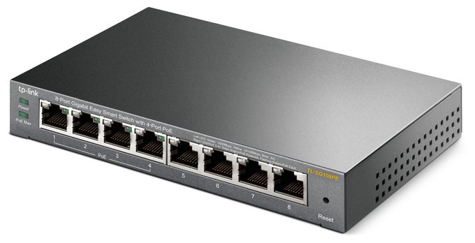 8-Port Gigabit Easy Smart Switch mit 4-Port PoE+ 