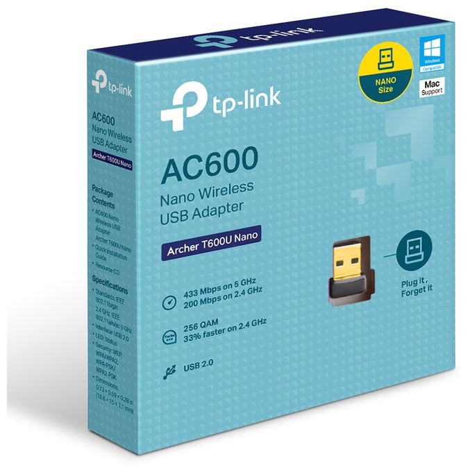 433 Mbit/s Archer T600U Nano 