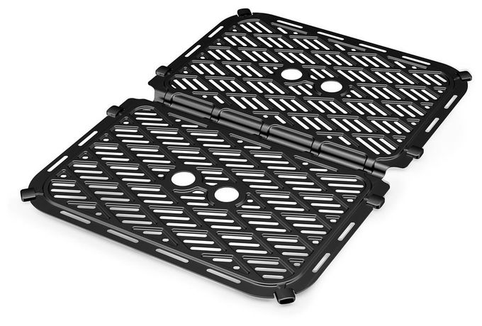 Doppel Heißluftfritteuse 10 l 2800 W  FR-9078 Dualzone Flex (Schwarz, Edelstahl) 