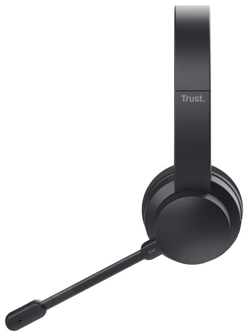 Ohraufliegender Bluetooth Kopfhörer kabelgebunden&kabellos USB Typ-C  Ayda (Schwarz) 