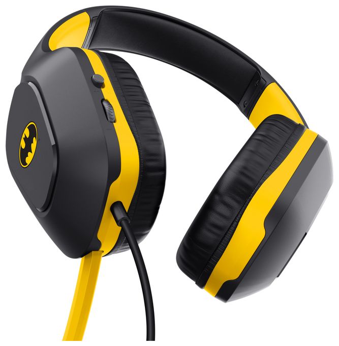 Over Ear Kopfhörer Kabelgebunden  GXT415BM Zirox Batman (Schwarz, Gelb) 