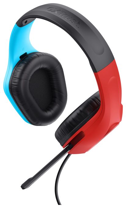 Over Ear Kopfhörer Kabelgebunden  GXT416 Zirox (Schwarz, Cyan, Rot) 