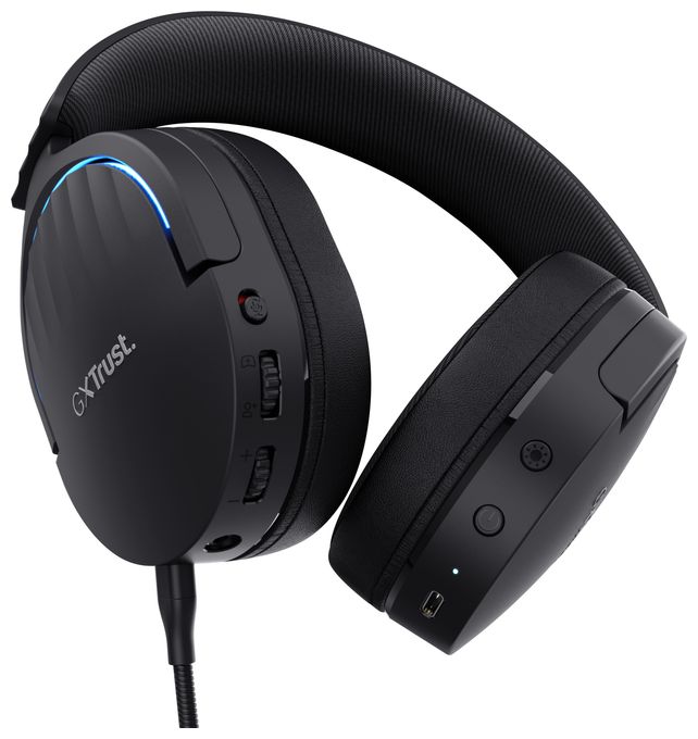 Bluetooth Kopfhörer kabelgebunden&kabellos 22 h Laufzeit USB Typ-C  GXT491 Fayzo (Schwarz) 