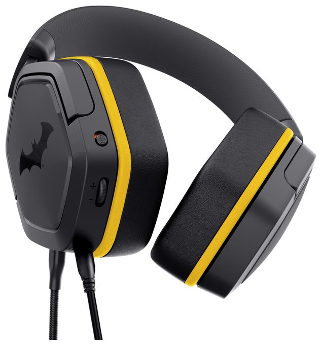 Over Ear Kopfhörer Kabelgebunden  GXT492BM Carus Batman (Schwarz, Gelb) 