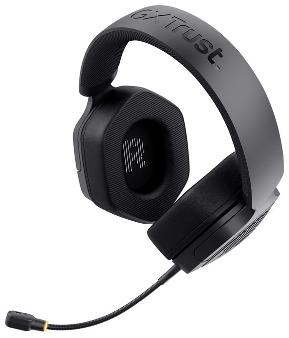 Over Ear Bluetooth Kopfhörer kabelgebunden&kabellos 20 h Laufzeit USB Type-C / USB Type-A  GXT493 Carus (Schwarz) 