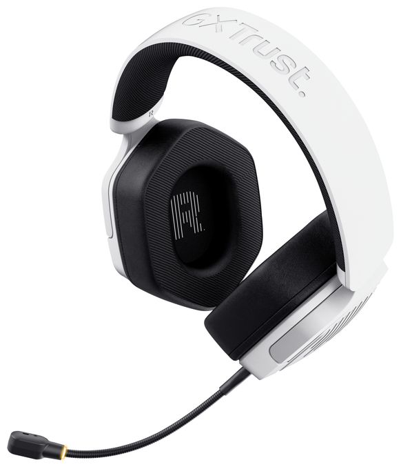 Over Ear Bluetooth Kopfhörer kabelgebunden&kabellos 20 h Laufzeit USB Type-C / USB Type-A  GXT493W Carus (Weiß) 