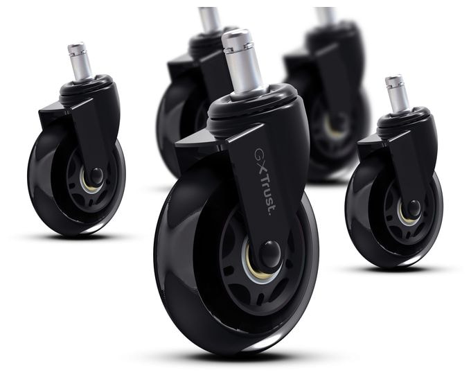 Stuhlrollen-Set  GXT702 (Schwarz) 