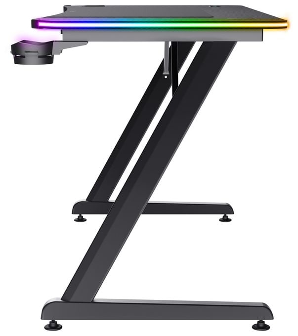 bis 150 kg  GXT710 Luminus Pro RGB Gamingtisch (Schwarz) 
