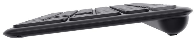 Heimbüro Tastatur RF Wireless + Bluetooth 2.4 GHz  Vaiya (Schwarz) 
