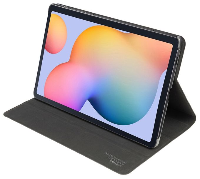 Folio aus Kunstleder für Samsung Galaxy Tab S6 Lite Kratzresistent (Schwarz) Gala 